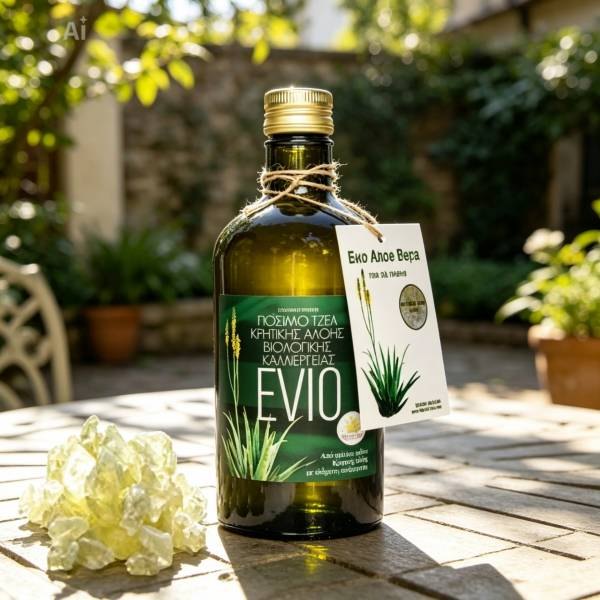 Алое вера гел за пиене EVIO — мастикова смола
